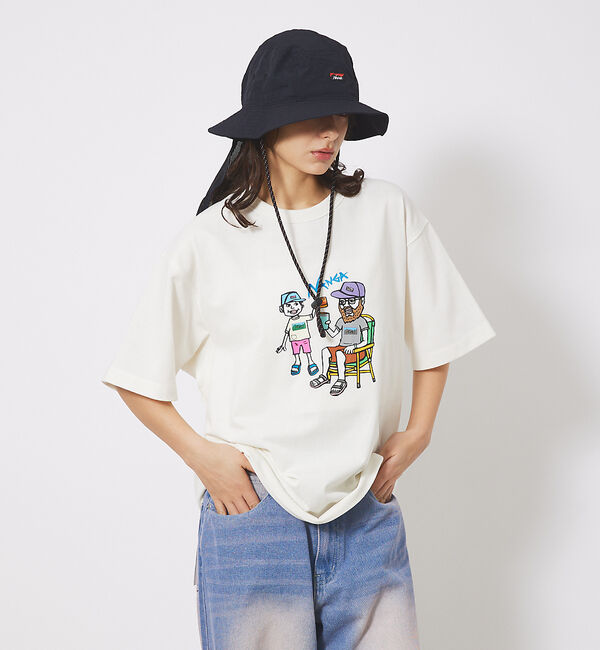 ABAHOUSE「【NANGA/ナンガ】ECOHYBRID イラストレーターTシャツシリーズ/HI」|Tシャツ・カットソー|ホワイト系その他2