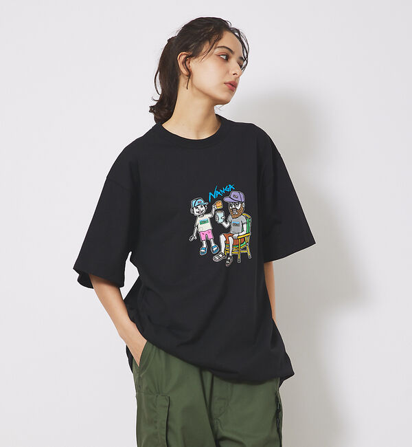 ABAHOUSE「【NANGA/ナンガ】ECOHYBRID イラストレーターTシャツシリーズ/HI」|Tシャツ・カットソー|