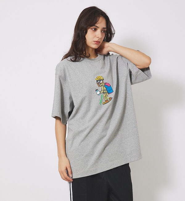 ABAHOUSE「【NANGA/ナンガ】ECOHYBRID イラストレーターTシャツシリーズ/HI」|Tシャツ・カットソー|グレー系その他1
