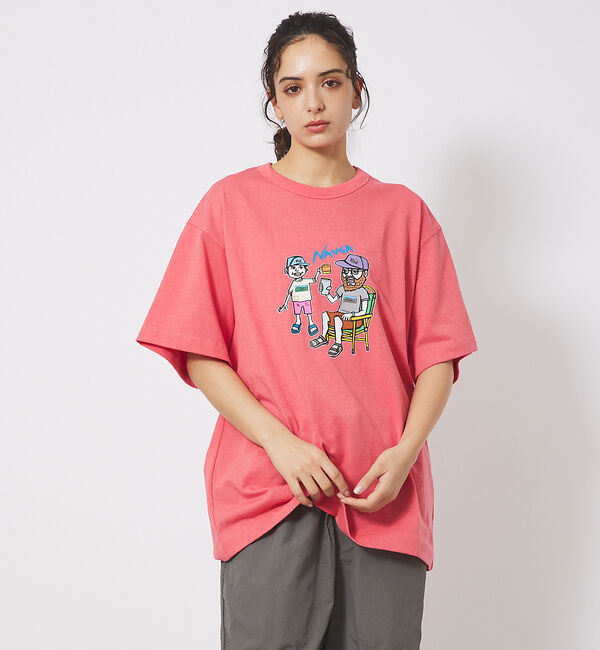 ABAHOUSE「【NANGA/ナンガ】ECOHYBRID イラストレーターTシャツシリーズ/HI」|Tシャツ・カットソー|