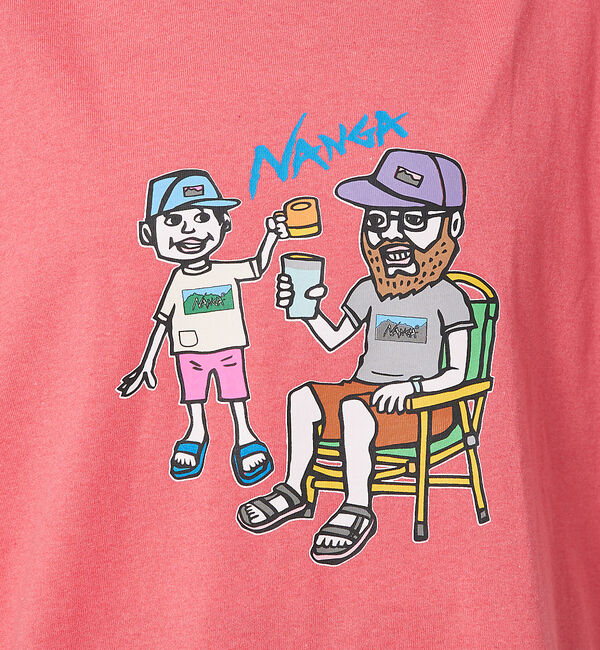 ABAHOUSE「【NANGA/ナンガ】ECOHYBRID イラストレーターTシャツシリーズ/HI」|Tシャツ・カットソー|