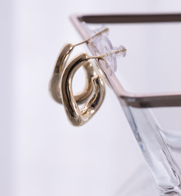 Rouge vif「【sauvage peau】メタルデザインピアス」|ピアス|