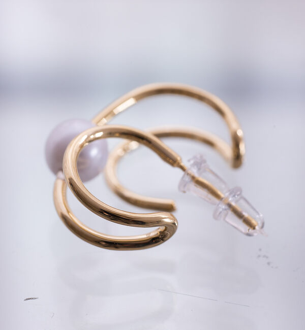 Rouge vif「【sauvage peau】メタルデザインピアス」|ピアス|