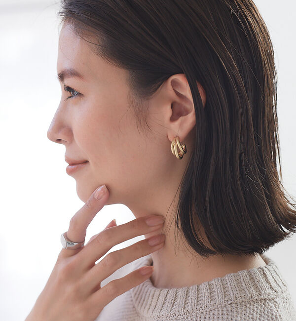 Rouge vif「【sauvage peau】メタルデザインピアス」|ピアス|その他4