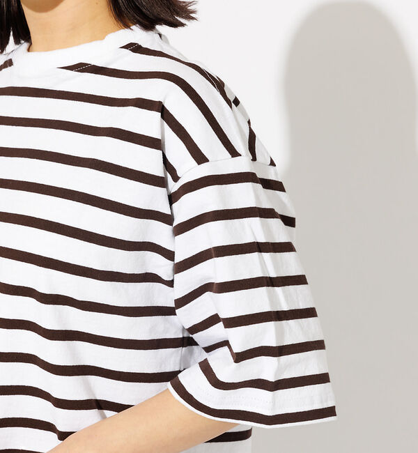 Rouge vif「【BARBARIAN/バーバリアン】ボーダーTシャツ / ビッグシルエット /」|Tシャツ・カットソー|