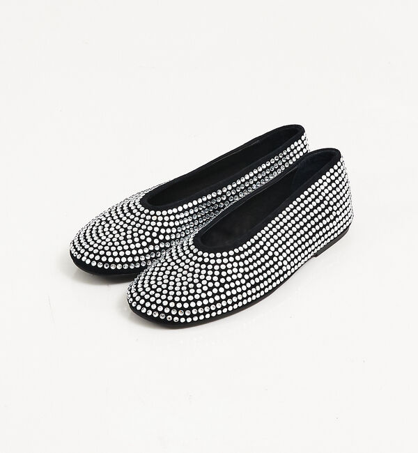 The Store by C' 「【TONY BIANCO 】MADISON／ビジューフラットシューズ」|その他|ブラック