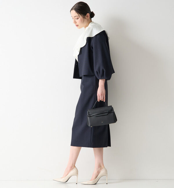 TIARA「ボリュームギャザーカラーブラウス」|シャツ・ブラウス|