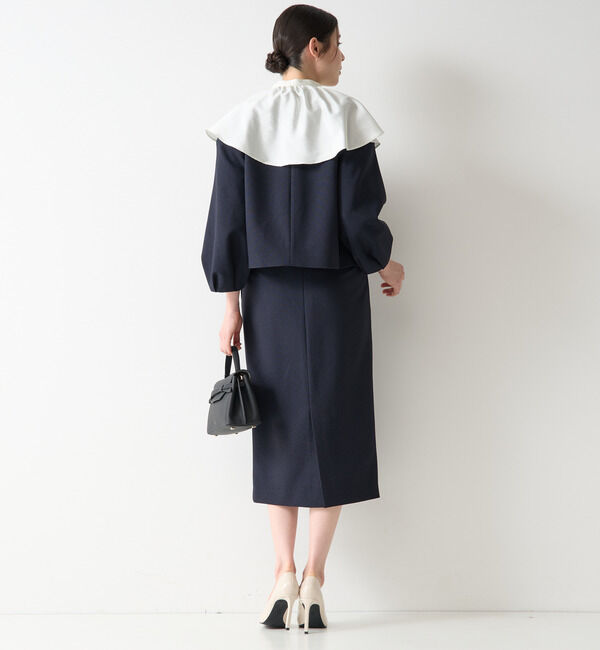 TIARA「ボリュームギャザーカラーブラウス」|シャツ・ブラウス|