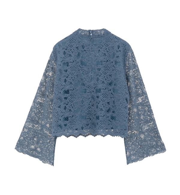 TIARA「ハイネックレースブラウス」|シャツ・ブラウス|
