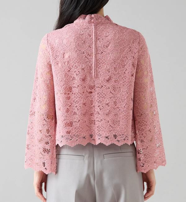 TIARA「ハイネックレースブラウス」|シャツ・ブラウス|