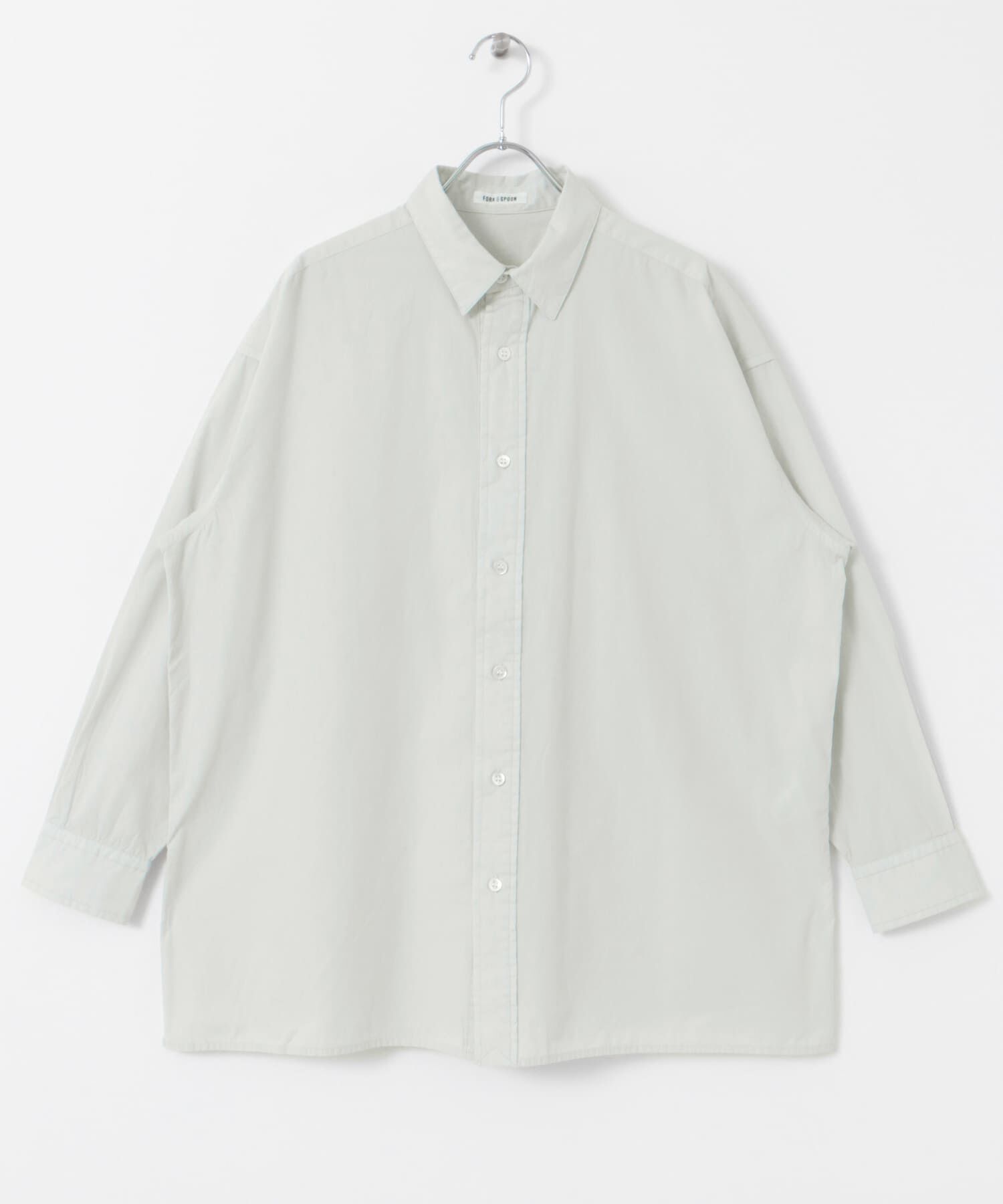 URBAN RESEARCH DOORS「FORK&SPOON　ガーメントダイロングスリーブシャツ」|シャツ・ブラウス|