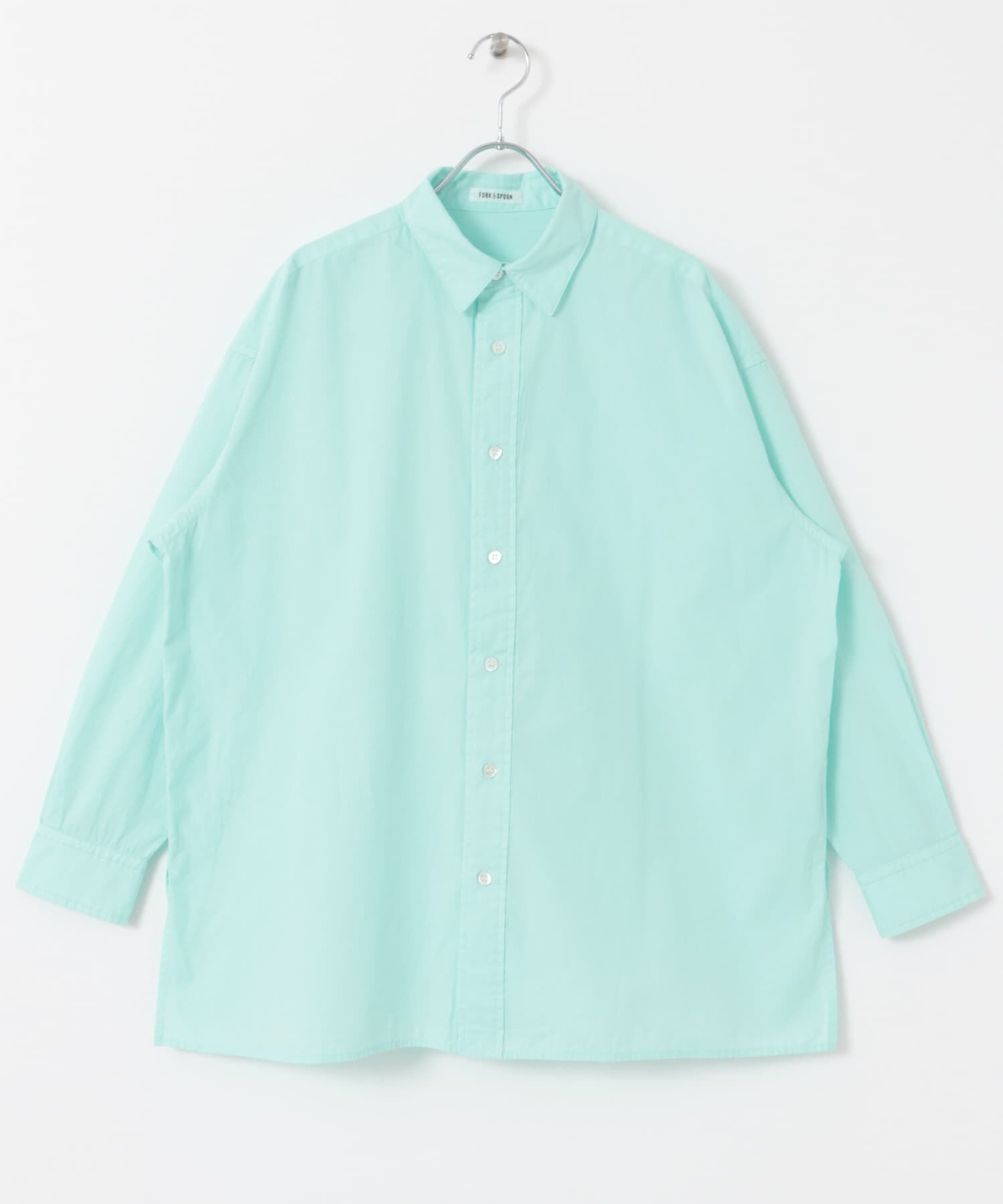 URBAN RESEARCH DOORS「FORK&SPOON　ガーメントダイロングスリーブシャツ」|シャツ・ブラウス|