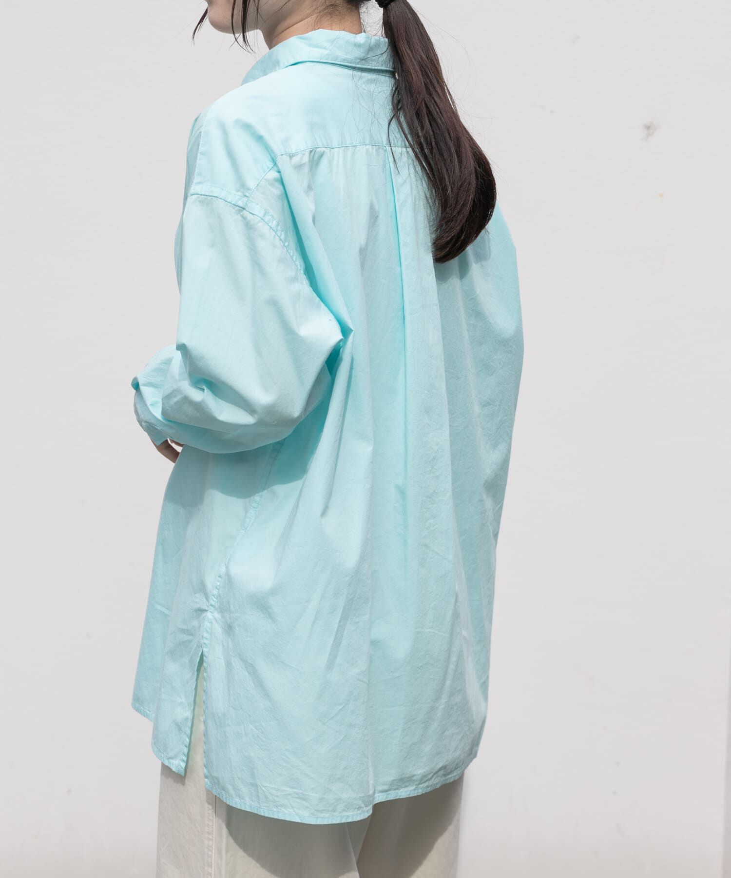 URBAN RESEARCH DOORS「FORK&SPOON　ガーメントダイロングスリーブシャツ」|シャツ・ブラウス|