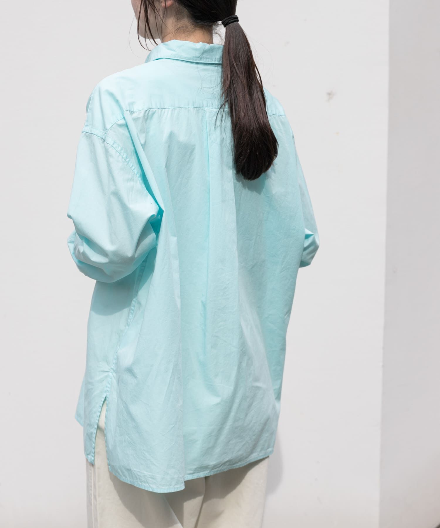 URBAN RESEARCH DOORS「FORK&SPOON　ガーメントダイロングスリーブシャツ」|シャツ・ブラウス|