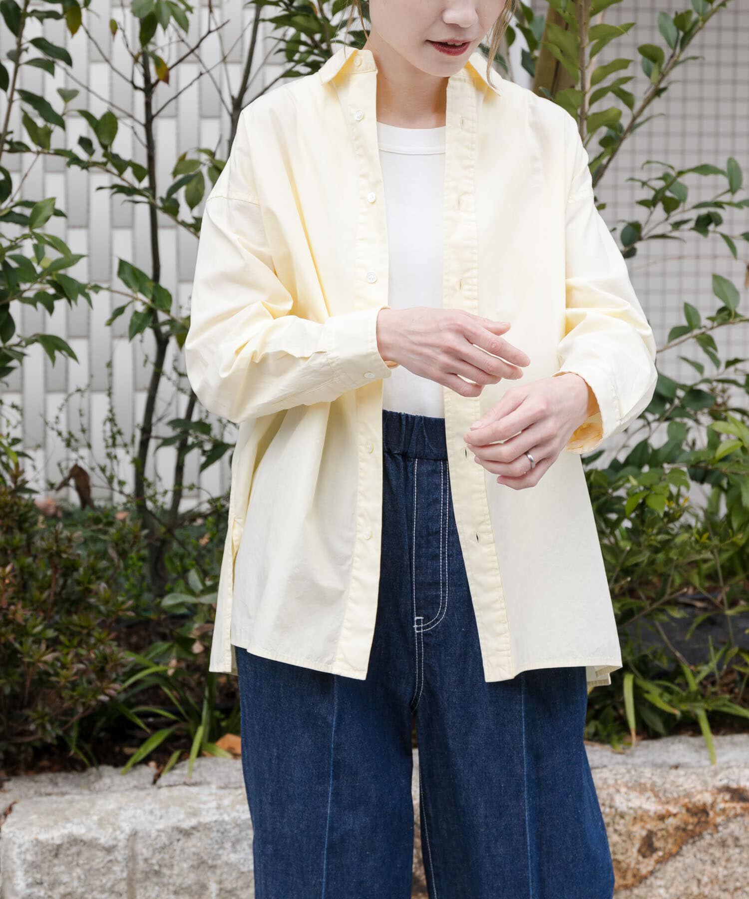 URBAN RESEARCH DOORS「FORK&SPOON　ガーメントダイロングスリーブシャツ」|シャツ・ブラウス|