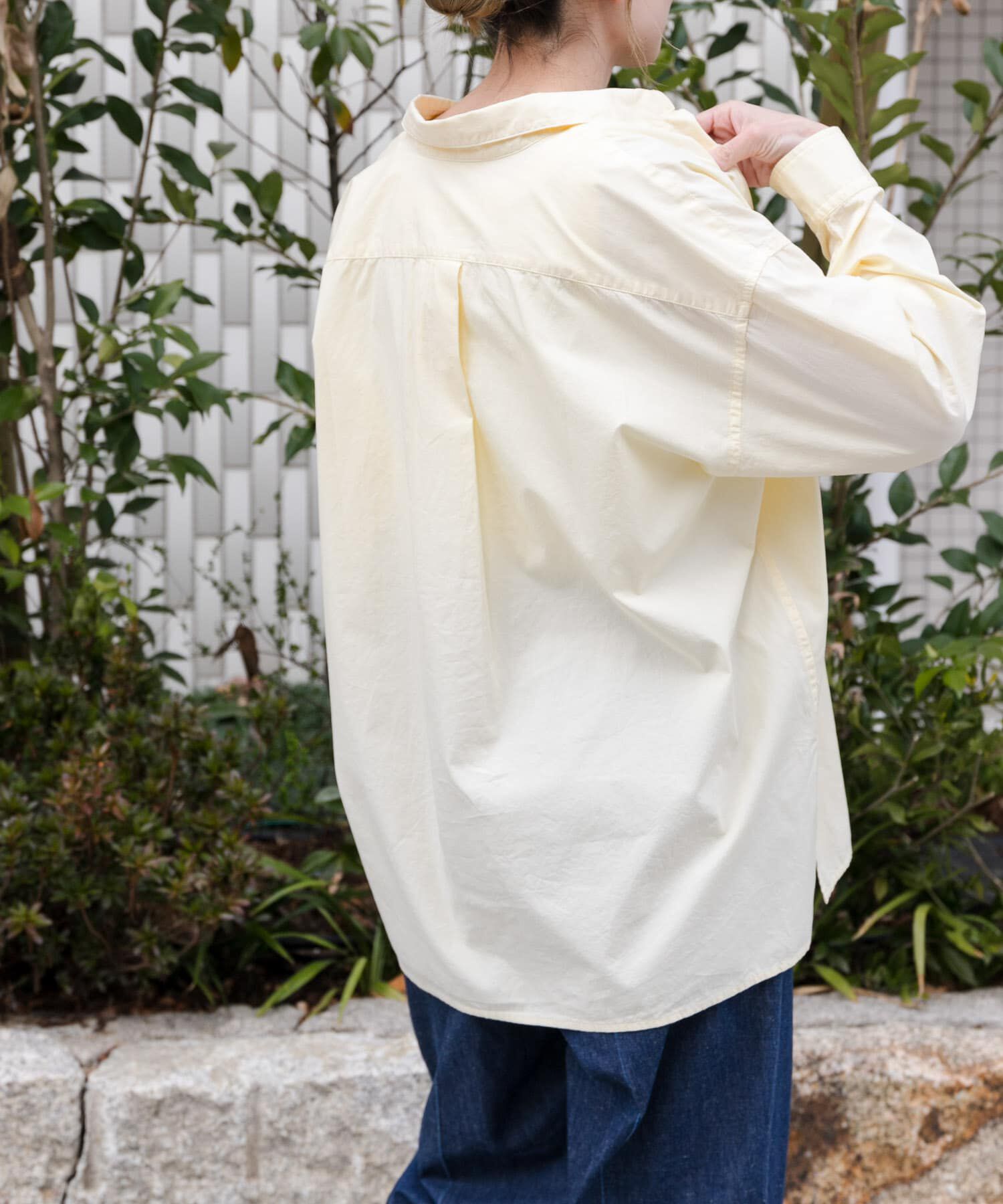 URBAN RESEARCH DOORS「FORK&SPOON　ガーメントダイロングスリーブシャツ」|シャツ・ブラウス|