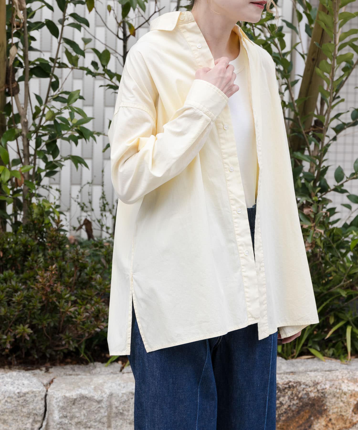 URBAN RESEARCH DOORS「FORK&SPOON　ガーメントダイロングスリーブシャツ」|シャツ・ブラウス|