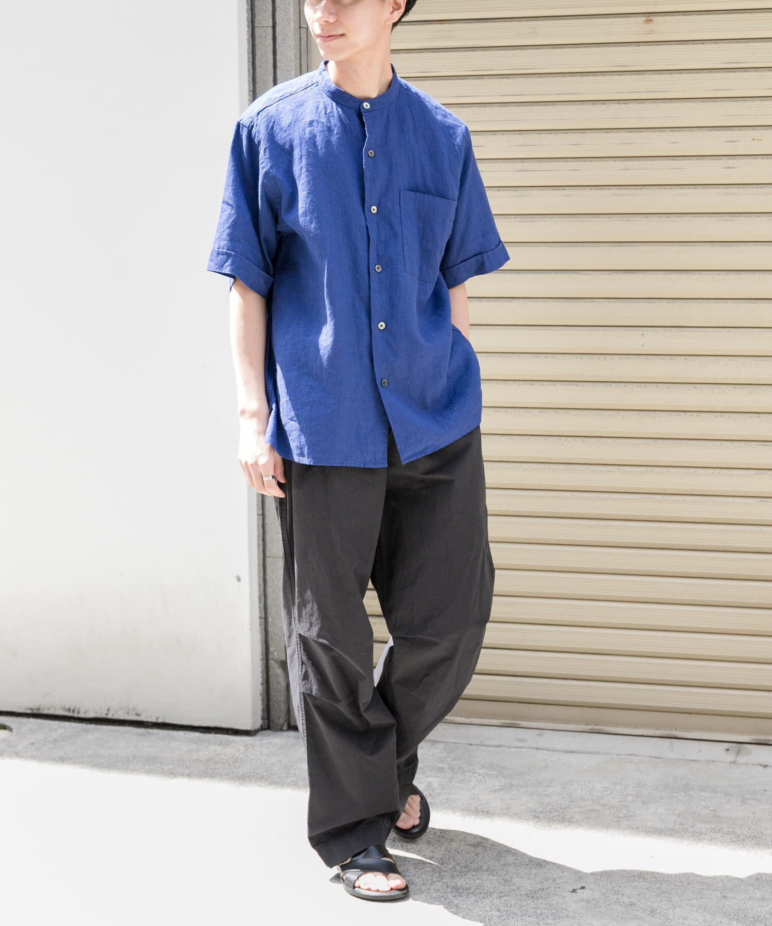 URBAN RESEARCH DOORS「FORK&SPOON　コットンリネンショートスリーブシャツ」|シャツ・ブラウス|