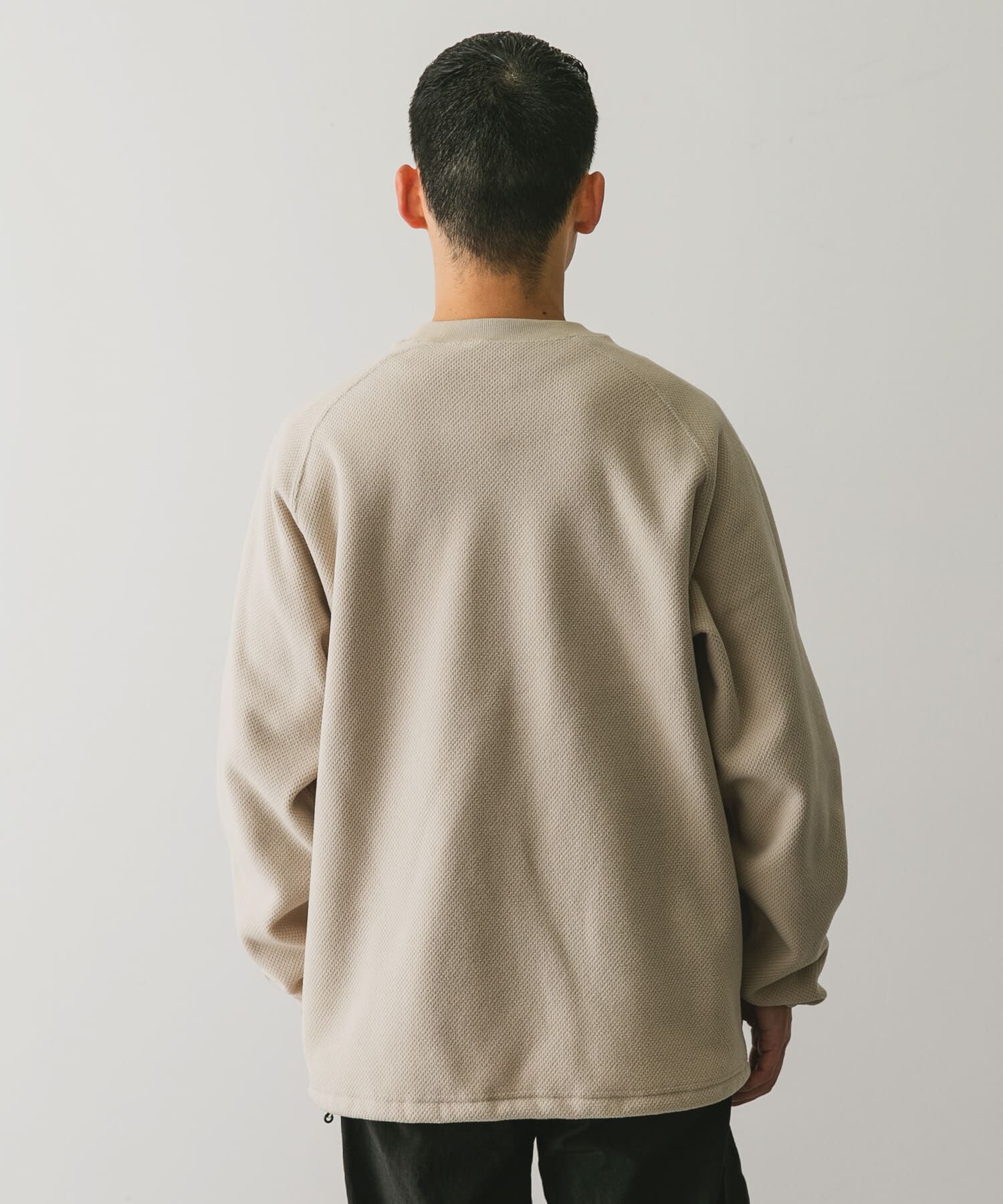 URBAN RESEARCH DOORS「『UR TECH』ピケフリース プルオーバー」|Tシャツ・カットソー|