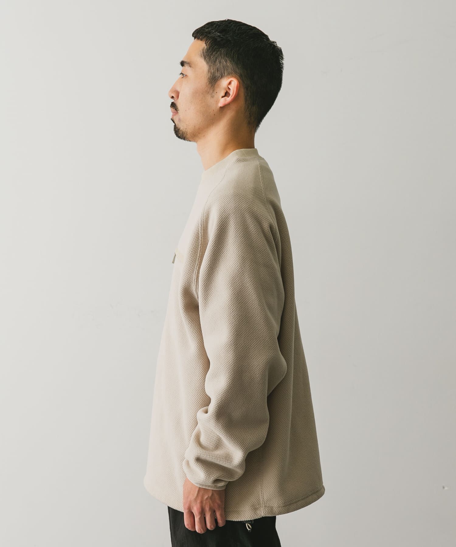 URBAN RESEARCH DOORS「『UR TECH』ピケフリース プルオーバー」|Tシャツ・カットソー|