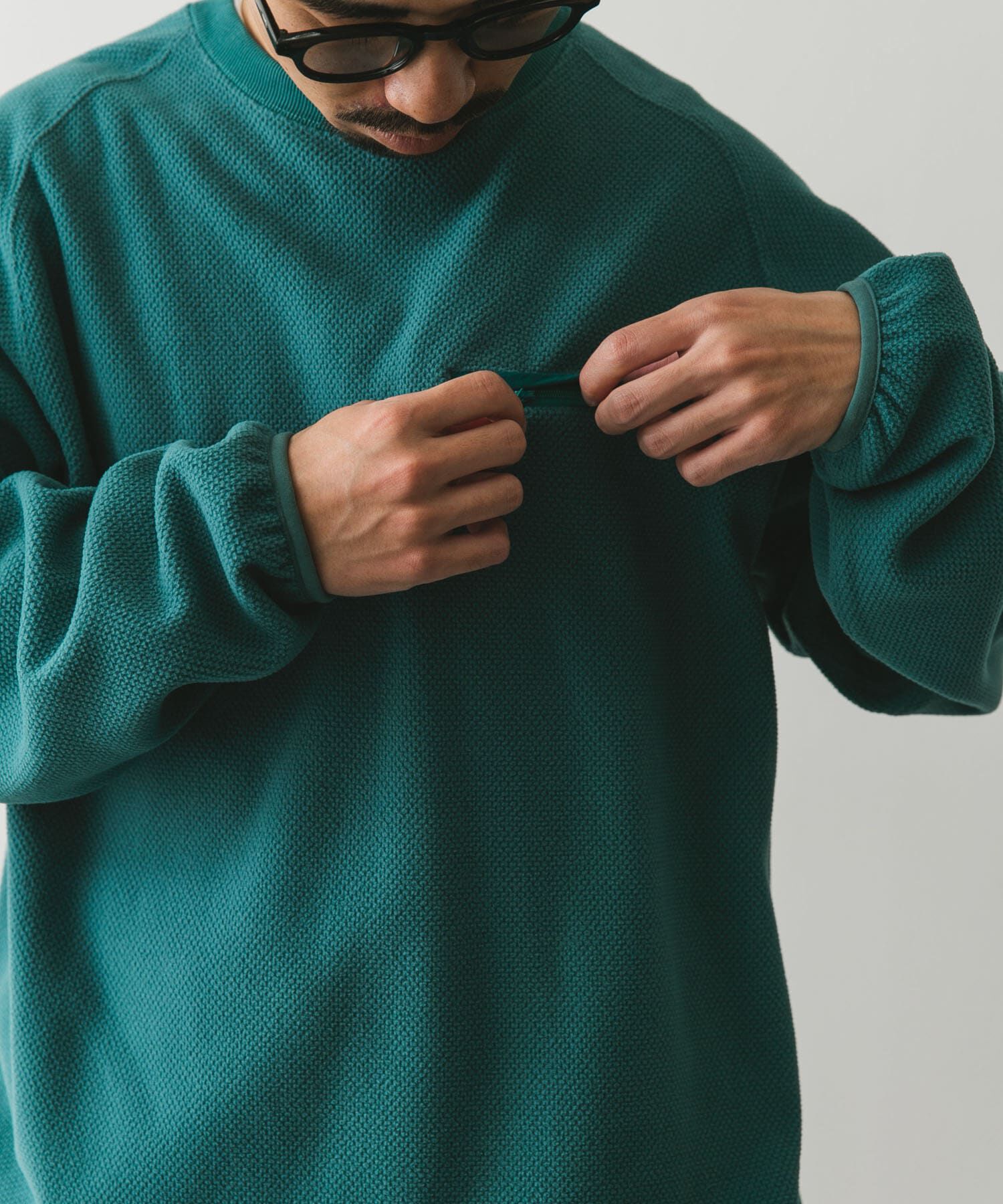 URBAN RESEARCH DOORS「『UR TECH』ピケフリース プルオーバー」|Tシャツ・カットソー|