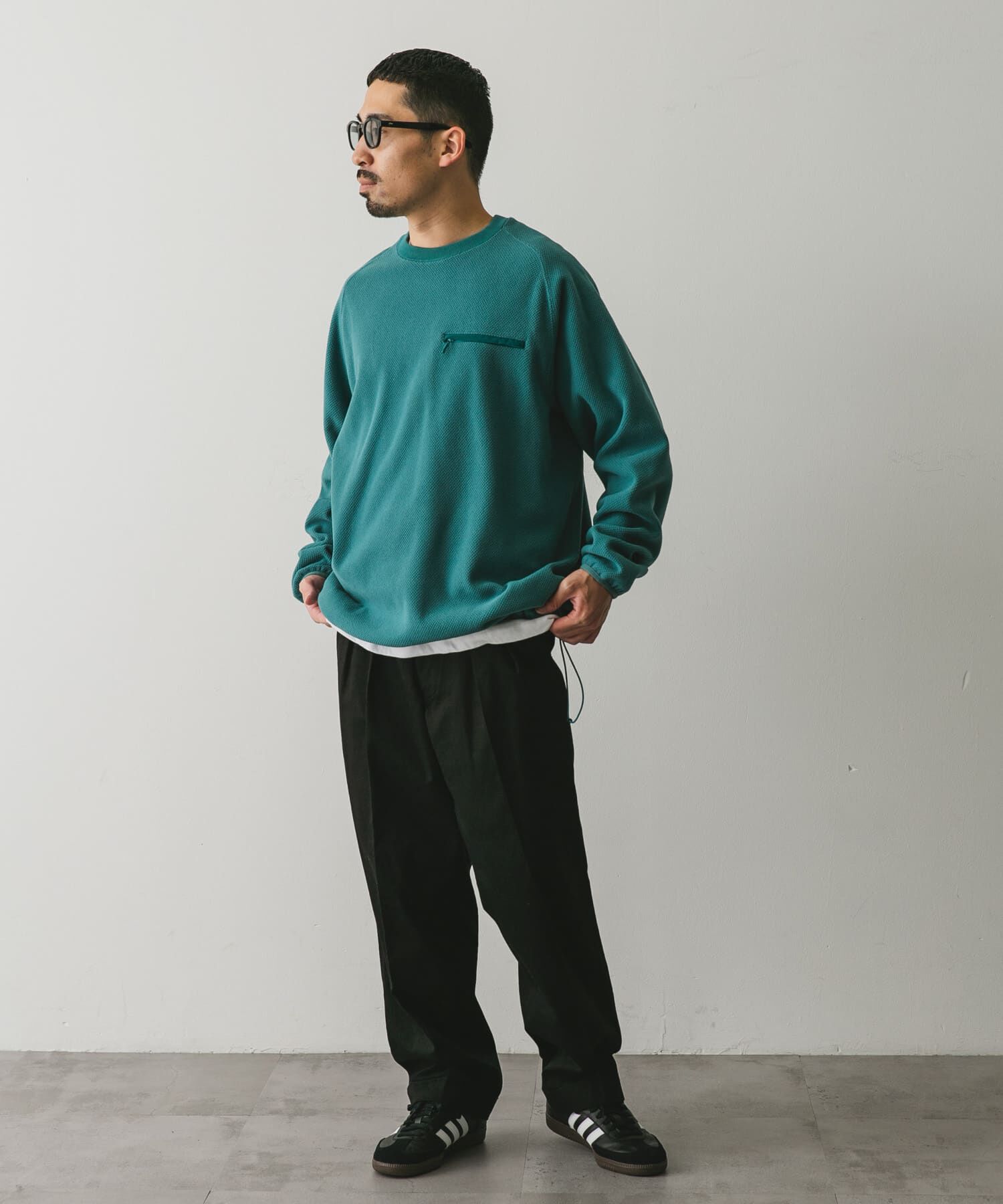 URBAN RESEARCH DOORS「『UR TECH』ピケフリース プルオーバー」|Tシャツ・カットソー|