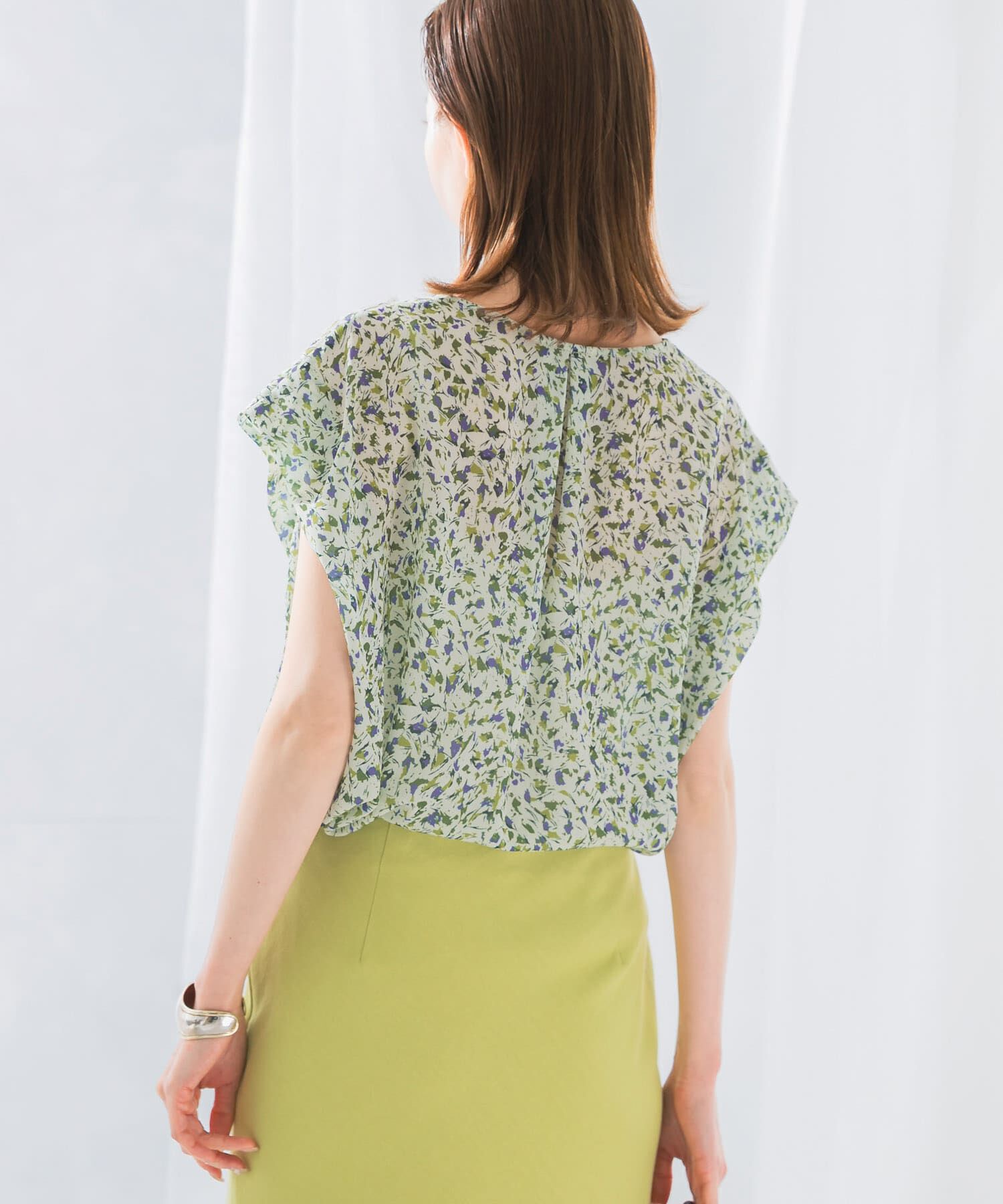 URBAN RESEARCH ROSSO「フラワープリントブラウス」|シャツ・ブラウス|