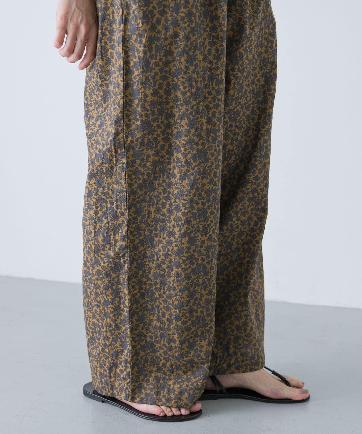 かぐれ「コットン小花柄イージーパンツ」|その他|