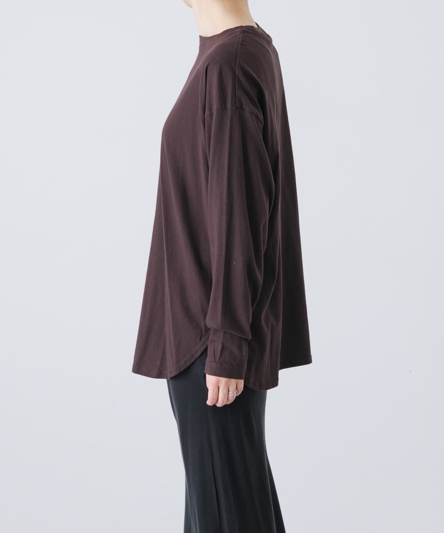 かぐれ「コットンクルーネックカットソー」|Tシャツ・カットソー|