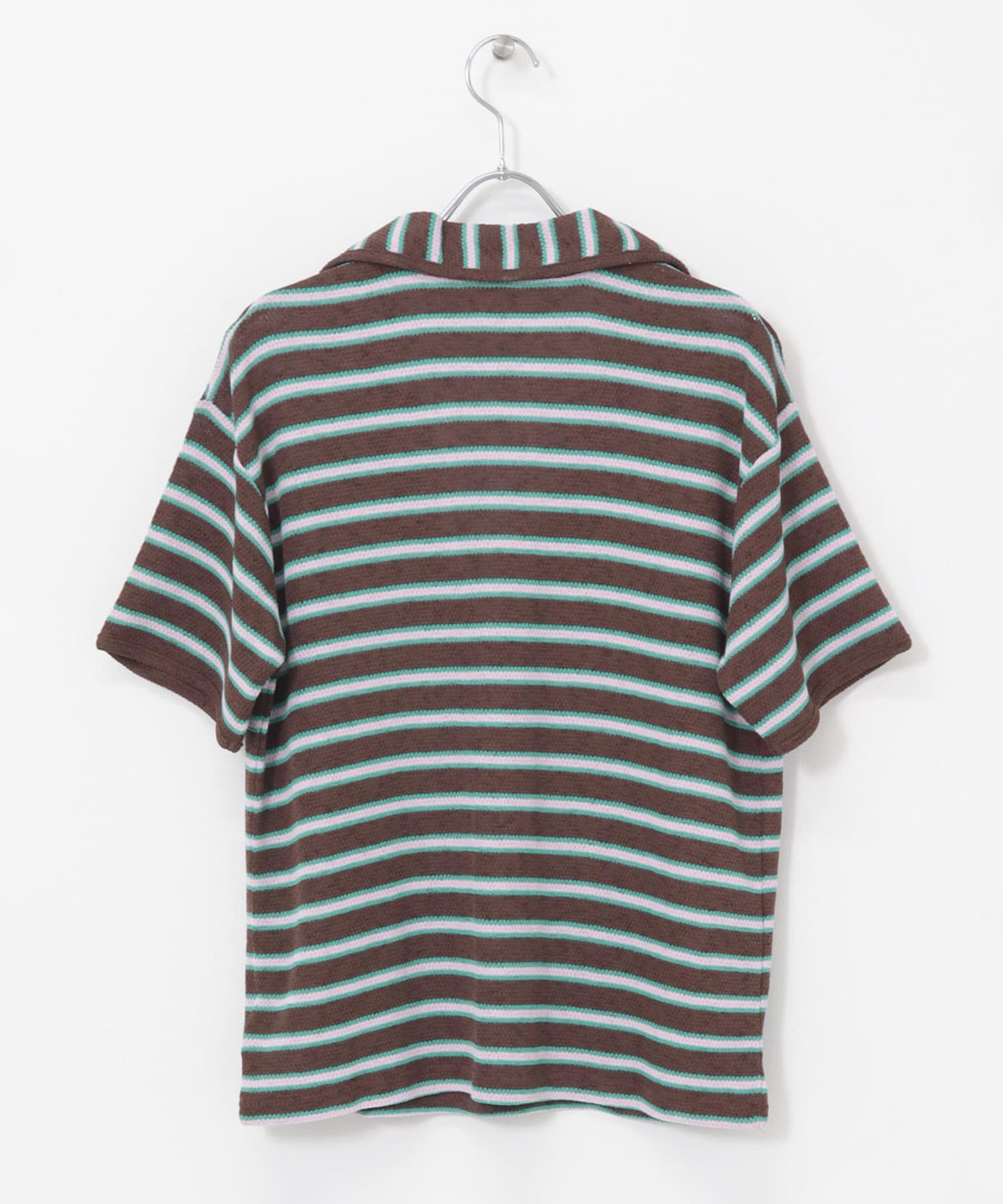  「Vネックボーダープルオーバー」|Tシャツ・カットソー|