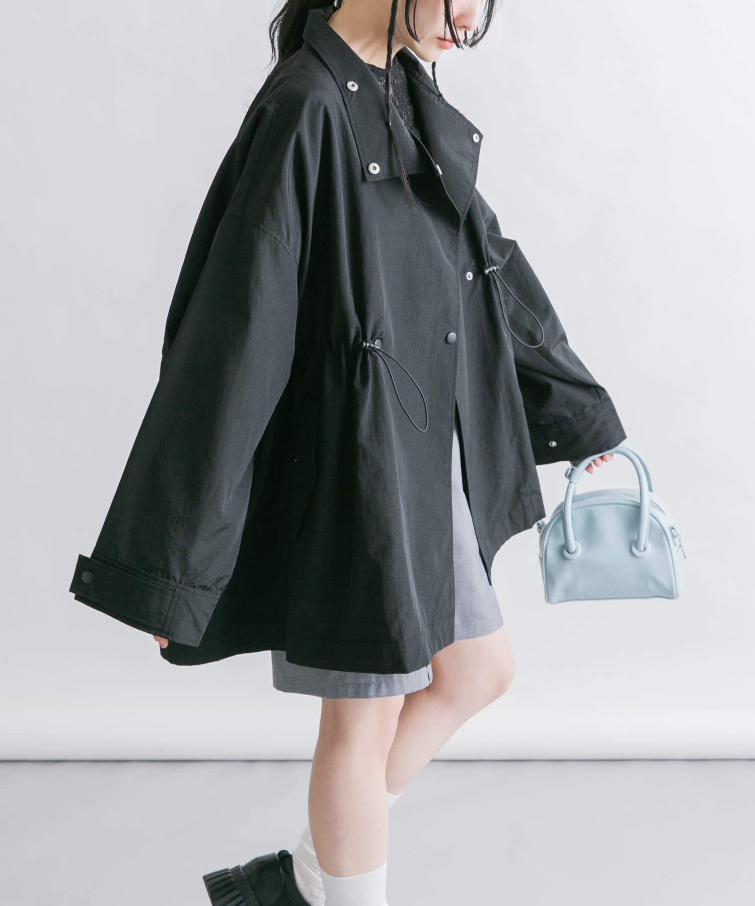  「スタンドカラーBIGナイロンジャケット」|その他|