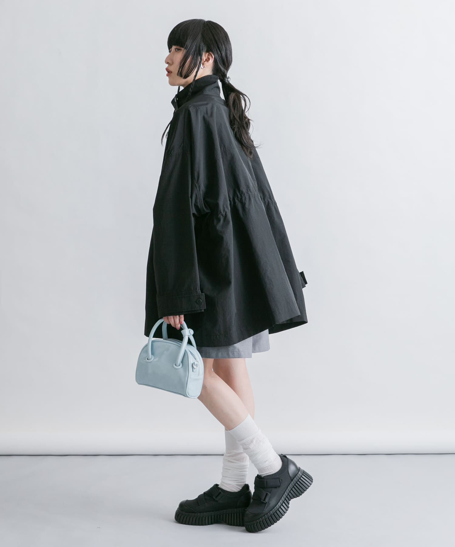  「スタンドカラーBIGナイロンジャケット」|その他|