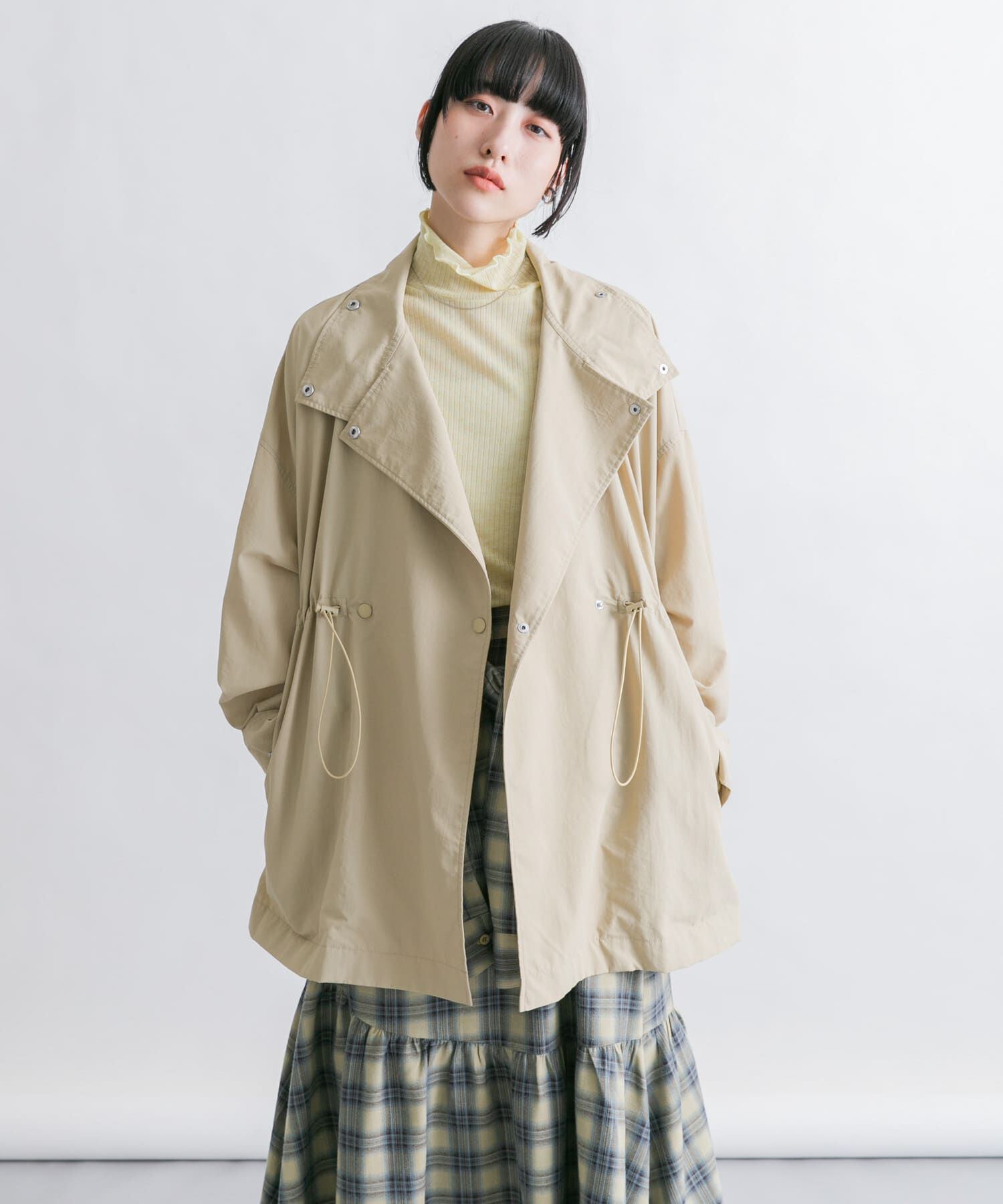  「スタンドカラーBIGナイロンジャケット」|その他|