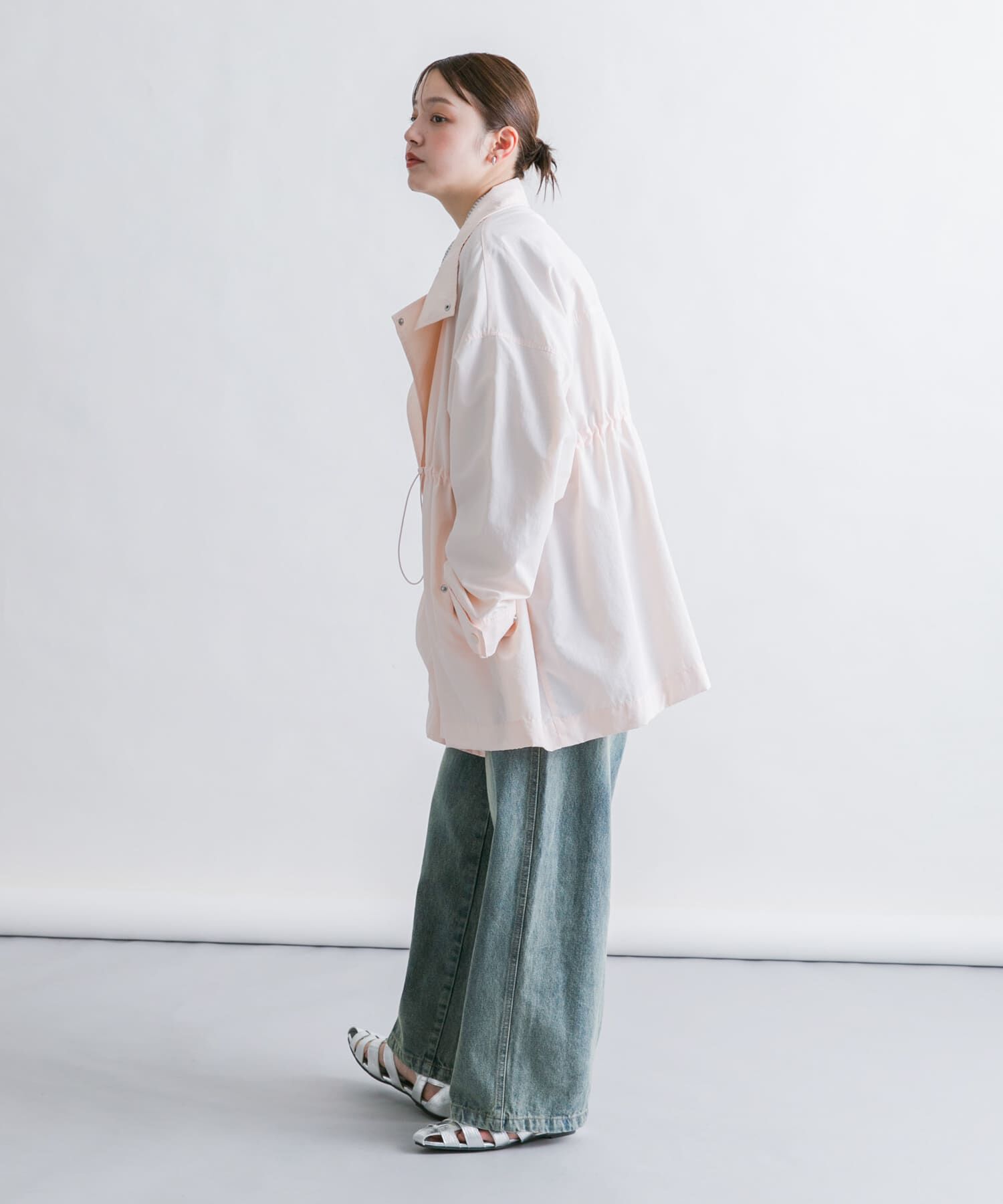  「スタンドカラーBIGナイロンジャケット」|その他|