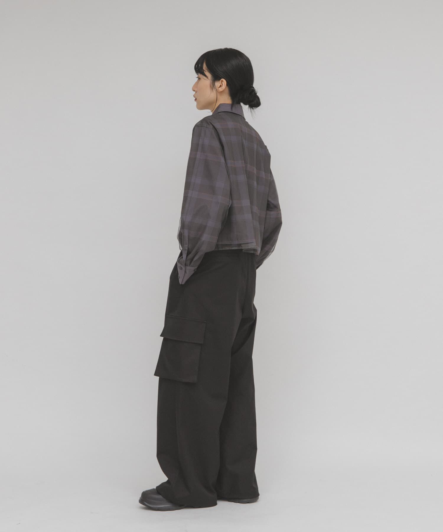  「チュールレイヤードショートシャツ」|シャツ・ブラウス|