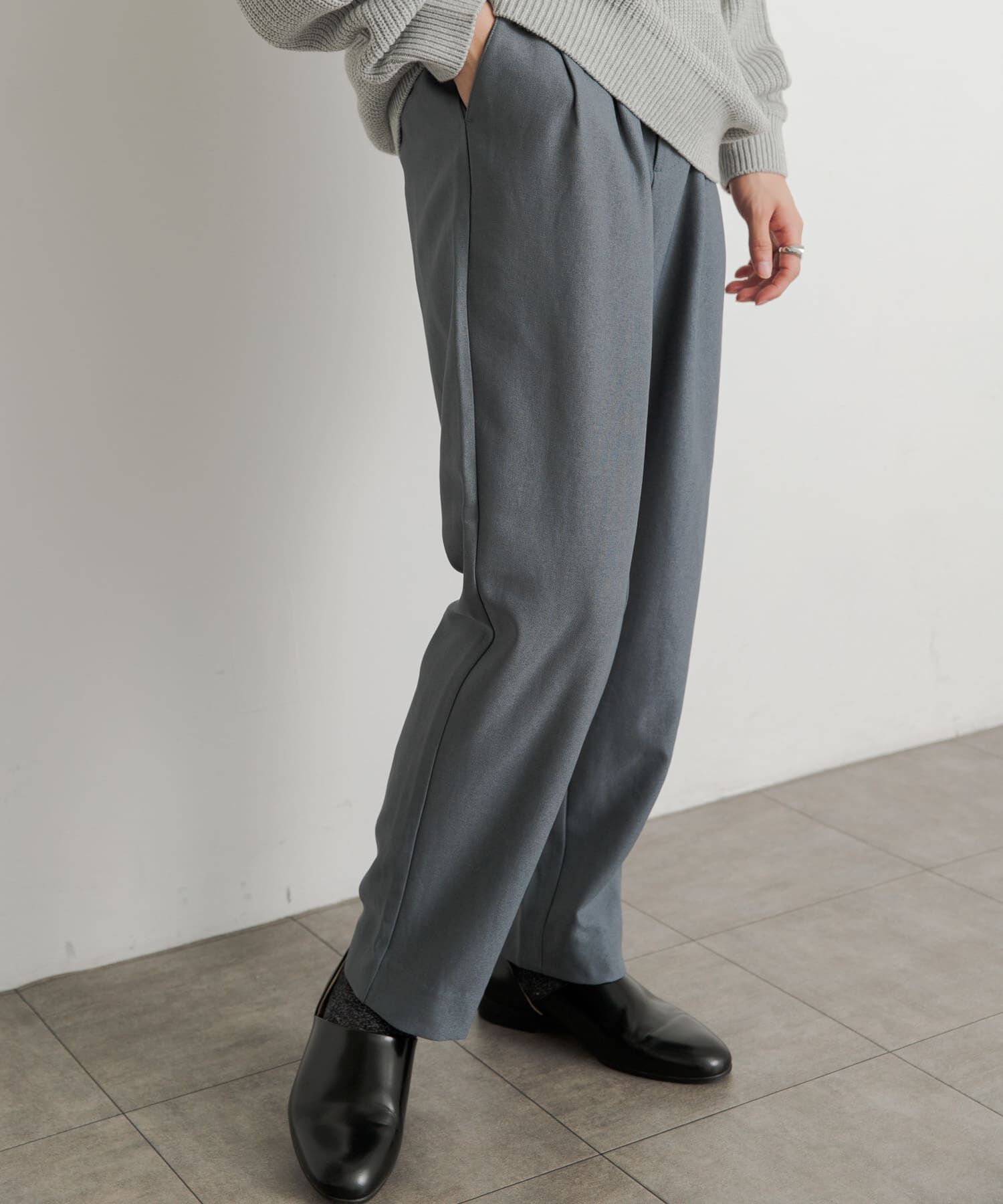 SENSE OF PLACE by URBAN RESEARCH「ウールライクダブルタックテーパードパンツ」|その他|