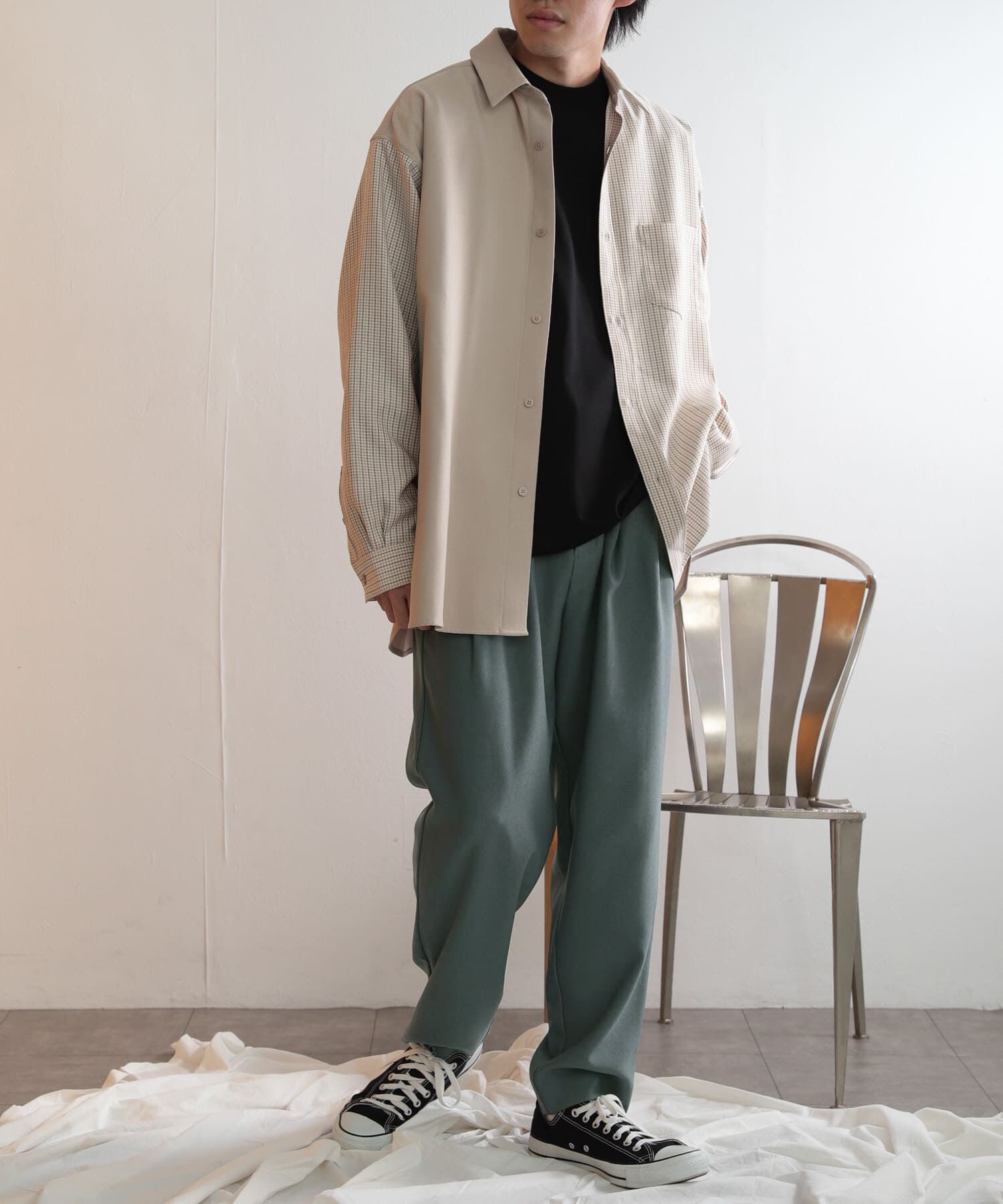 SENSE OF PLACE by URBAN RESEARCH「ウールライクダブルタックテーパードパンツ」|その他|