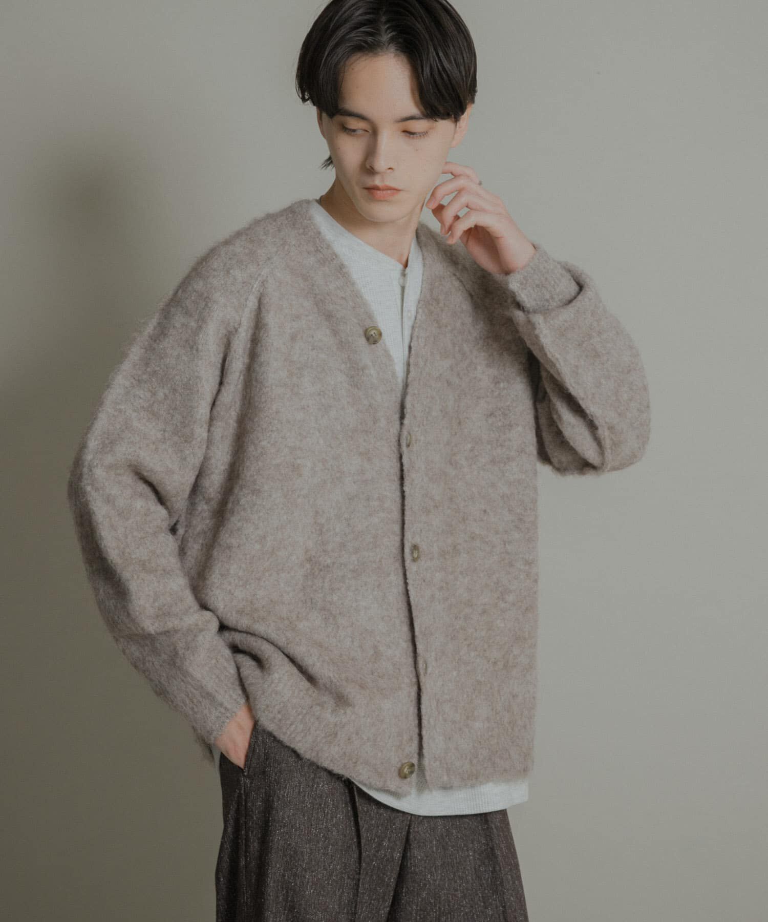 SENSE OF PLACE by URBAN RESEARCH「ブークレVネックカーディガン」|カーディガン|