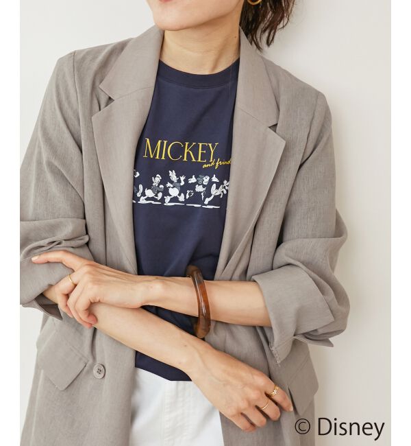  「【Disney】Mickey&Friends/プリントTシャツ」|Tシャツ・カットソー|