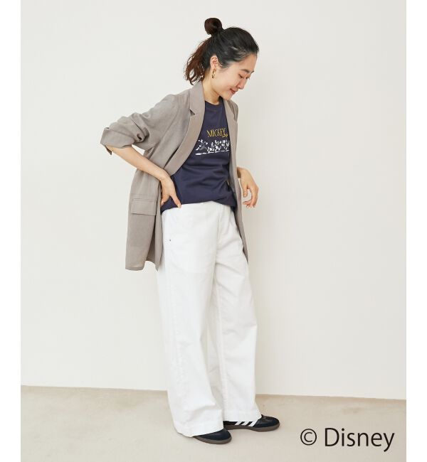  「【Disney】Mickey&Friends/プリントTシャツ」|Tシャツ・カットソー|