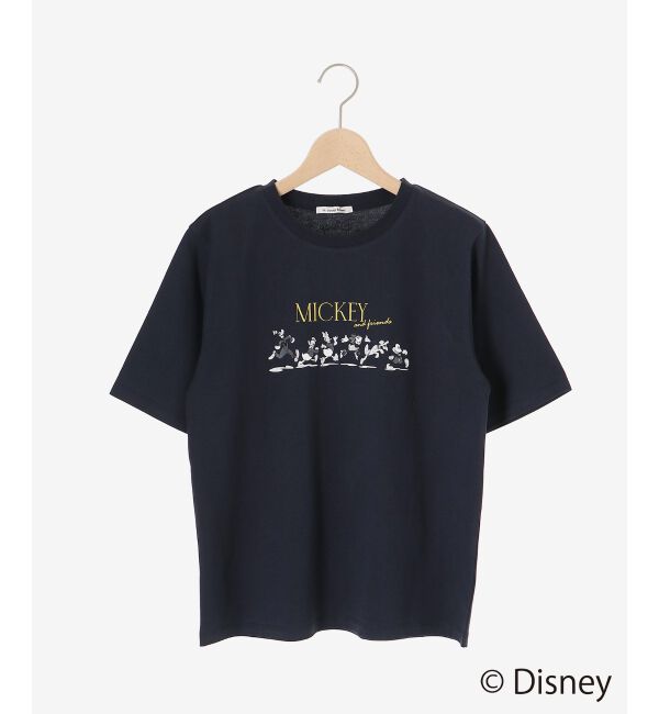  「【Disney】Mickey&Friends/プリントTシャツ」|Tシャツ・カットソー|