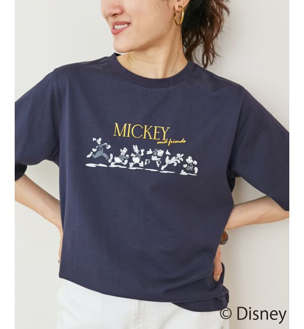  「【Disney】Mickey&Friends/プリントTシャツ」|Tシャツ・カットソー|