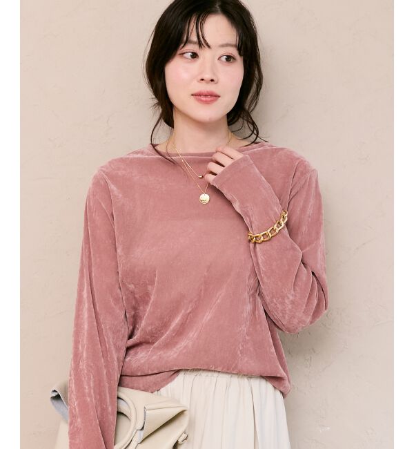  「シアーベロアロンT」|Tシャツ・カットソー|