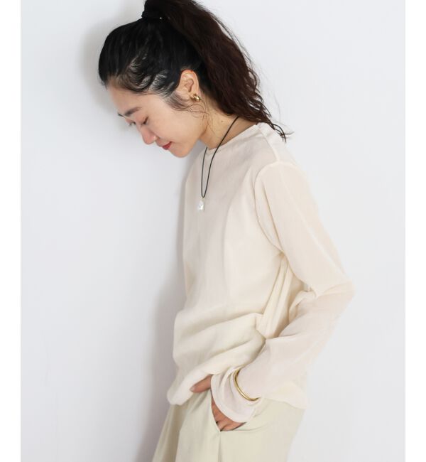  「シアーベロアロンT」|Tシャツ・カットソー|