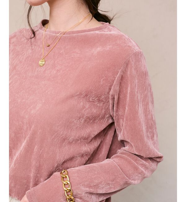  「シアーベロアロンT」|Tシャツ・カットソー|