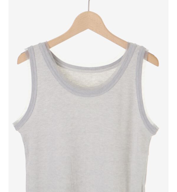  「ラメテレコタンク」|タンクトップ|