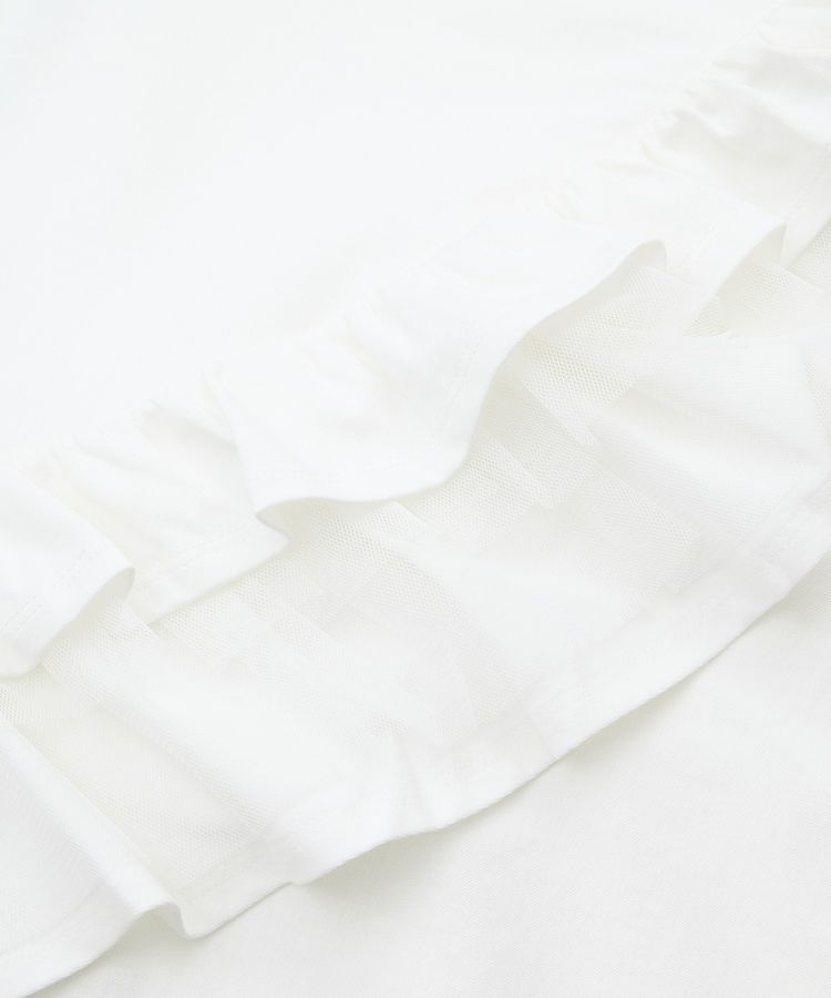 GARAGE OF GOOD CLOTHING「タックフリル&times;チュールプルオーバー」|Tシャツ・カットソー|