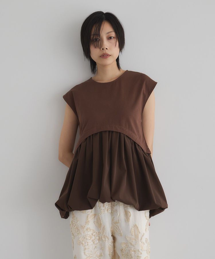 GARAGE OF GOOD CLOTHING「異素材MIXコクーンプルオーバー」|Tシャツ・カットソー|