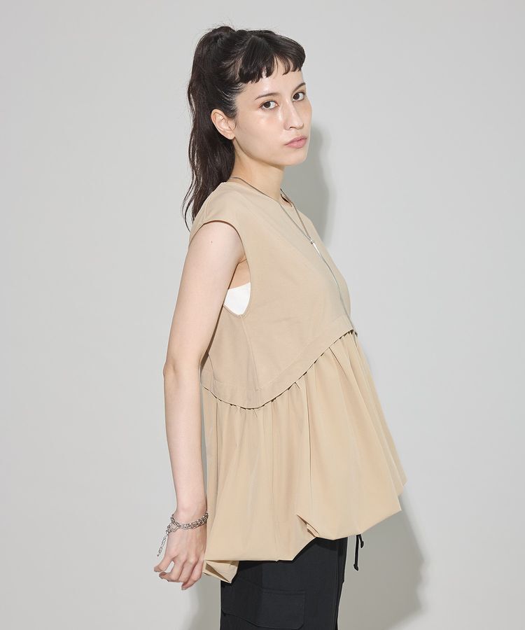 GARAGE OF GOOD CLOTHING「異素材MIXコクーンプルオーバー」|Tシャツ・カットソー|