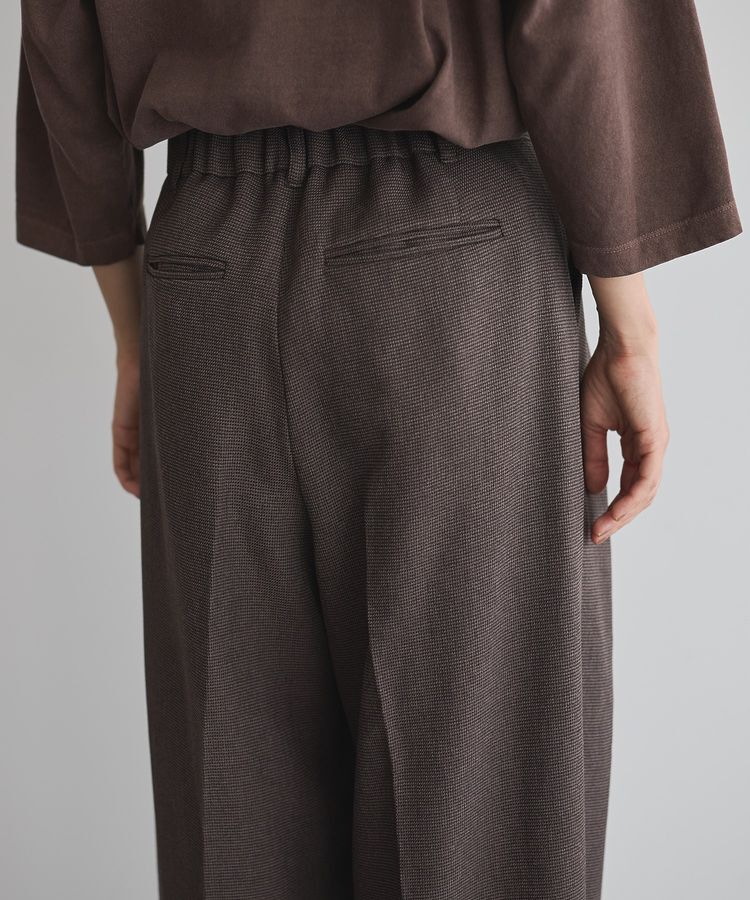 GARAGE OF GOOD CLOTHING「【日本製】ツィード調２タックワイドパンツ」|その他|